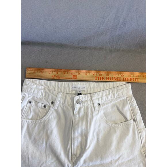 Grey lab women white wide leg jeans/high waisted - Picture 9 of 11